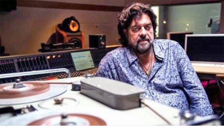 Alan Parson with EMI BTR -3 reel tape recorder