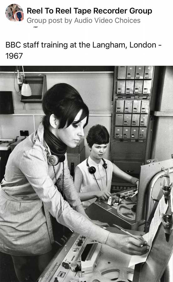 BBC Staff at Langham Studios London