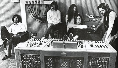 Beatles Abbey Road with EMI reel tape recorders