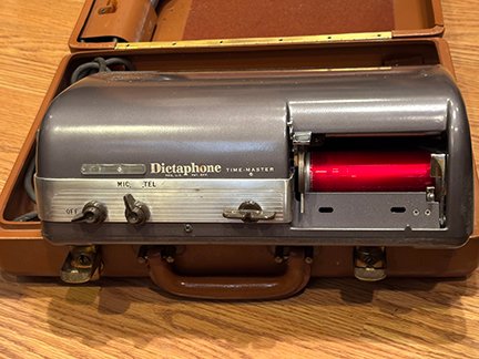 Dictaphone Time Machine donated by Craig Redfern