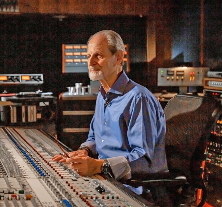 Eddie Kramer with Ampex and  Studer reel to reel tape recorders