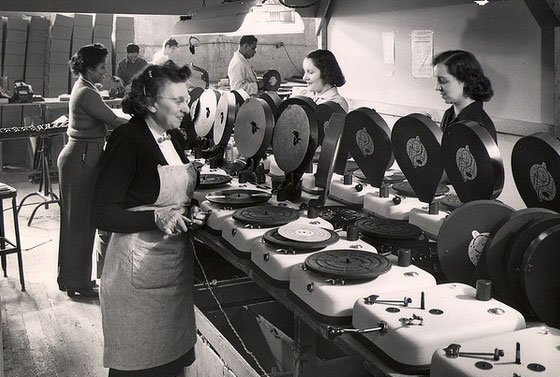 Metzner's Califone factory