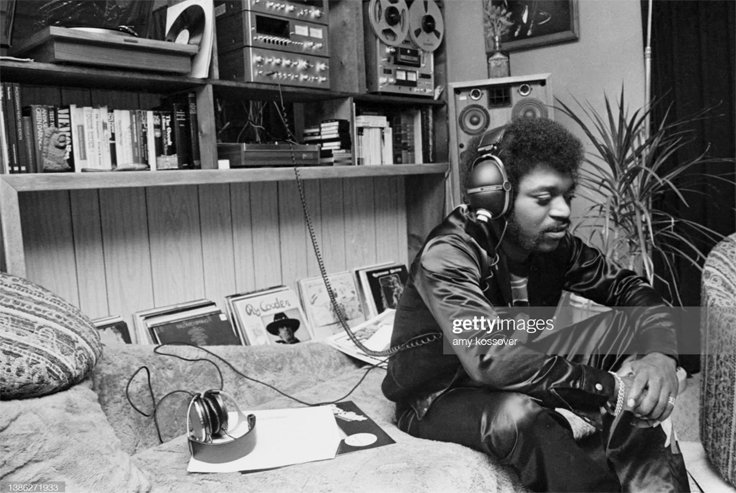 Percy Sledge with Pioneer reel to reel tape recorder