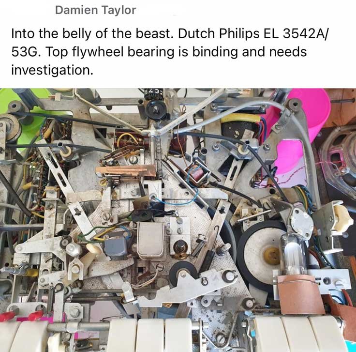 Philips EL3542A/53G reel tape recorder