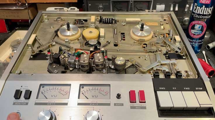 Repair of Sony TC-770-4 track