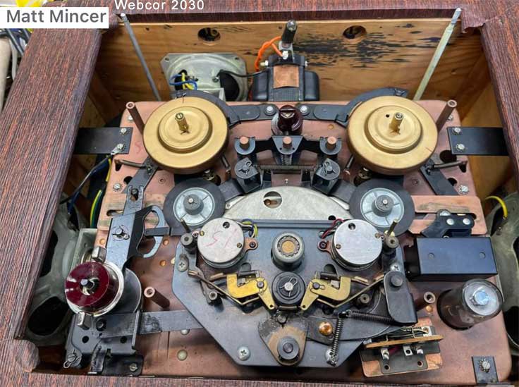 Webcor 2030 reel tape recorder