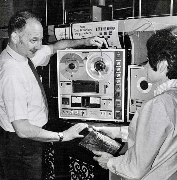 Sony TC-630 threading demo by Dave Right Empire Audio