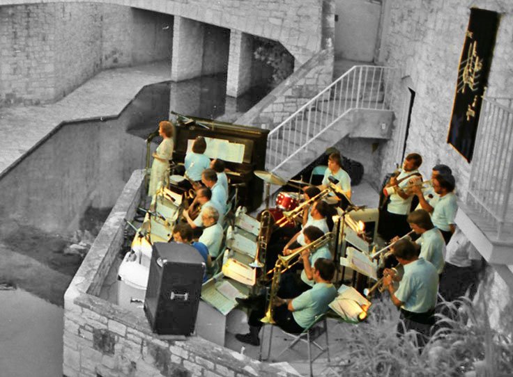 Big Band Sounds of Austin being recorded by Phantom Productions