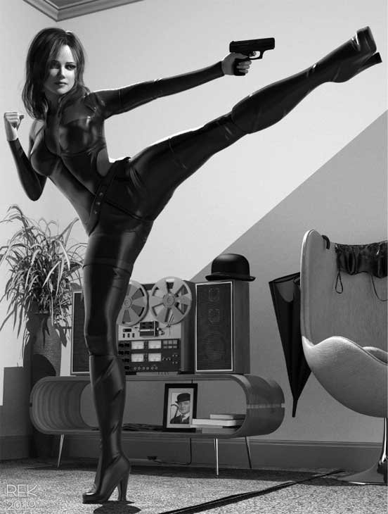 Teac A-3340 with Avenger character