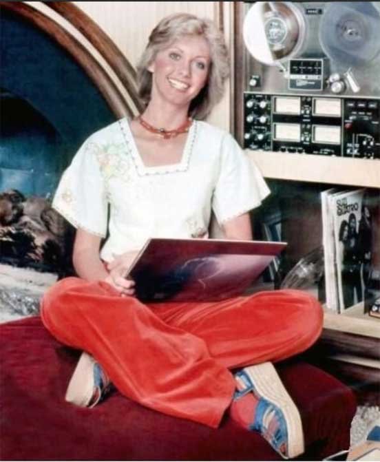 Olivia Newton John with Teac