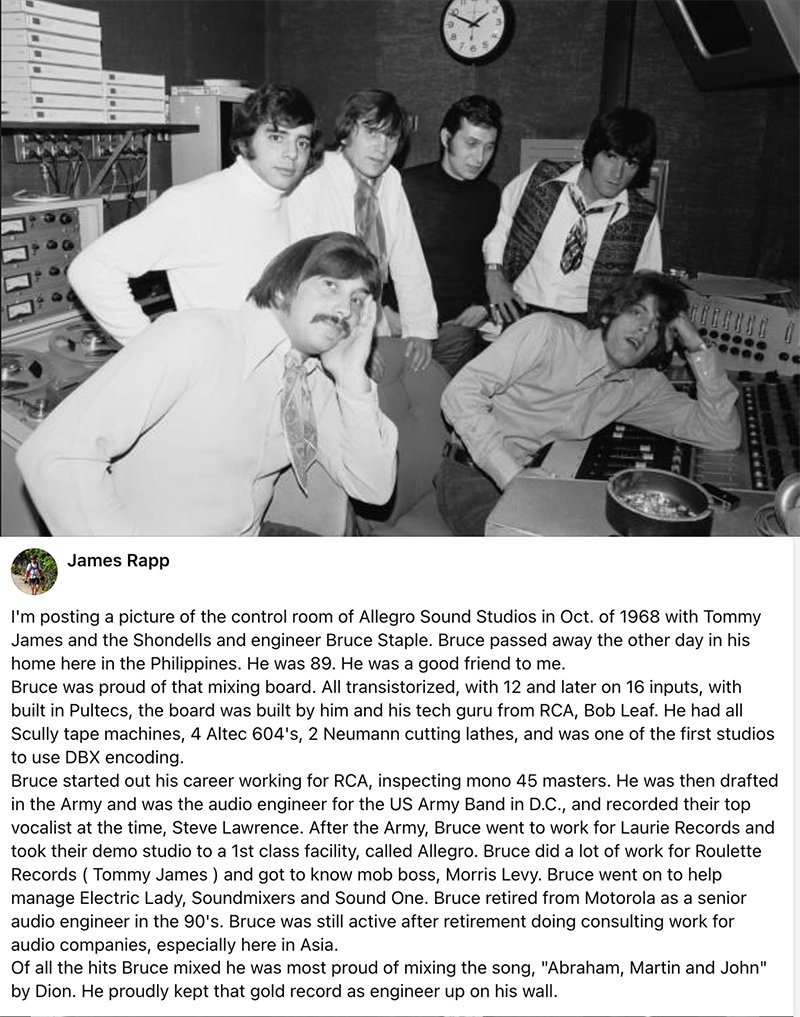 Tommy James and the Shondells with Scully