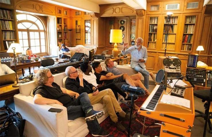 Yusuf Islam - Cat Stevens with Revox reel tape recorder