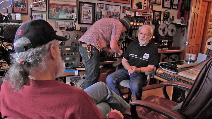 Martin being interviewed by Jim Swift NBC