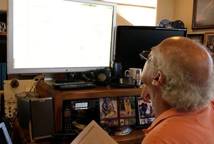 Greg Klinginsmith repairing MOMSR Sturder A807 power